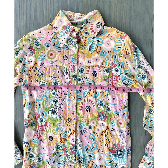 Lilly Pulitzer Dress VTG 1960s "the Lilly" Logo Floral Pink Multicolor Dress - Picture 11 of 13